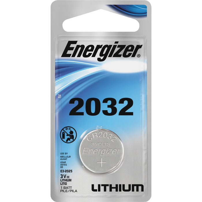 Energizer 2032 Lithium Coin Battery, 1 Pack - EVEECR2032BP