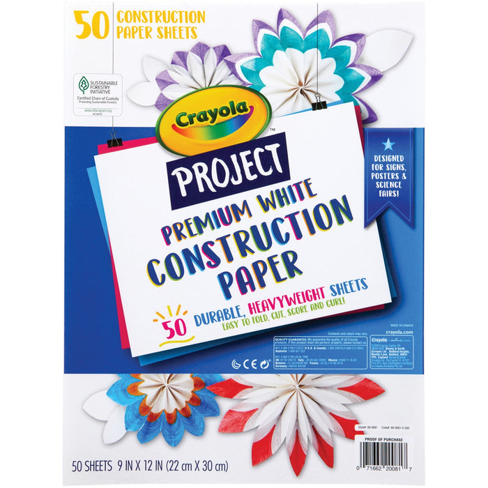 Crayola Premium Construction Paper - CYO990081