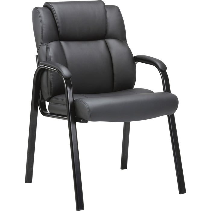 Lorell Bonded Leather High-back Guest Chair - LLR67002