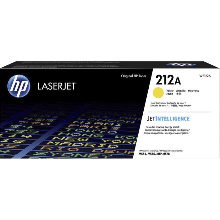 HP 212A Original Standard Yield Laser Toner Cartridge - Yellow - 1 Each - HEWW2122A