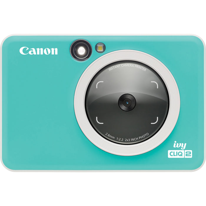 Canon IVY CLIQ2 5 Megapixel Instant Digital Camera - Turquoise - CNMIVYCLIQ2TURQ