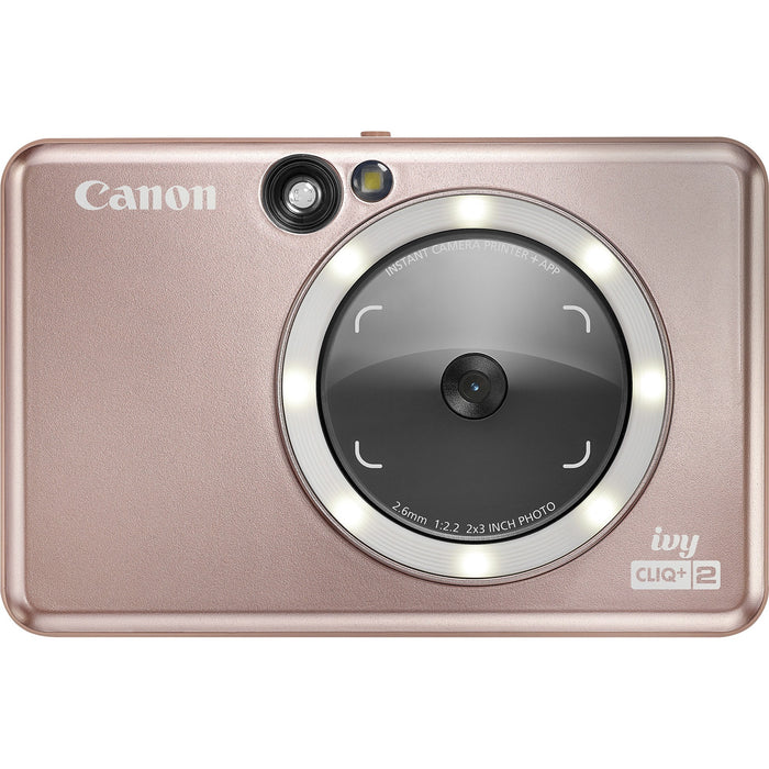 Canon IVY CLIQ+2 8 Megapixel Instant Digital Camera - Rose Gold - CNMCLIQ2ROSE