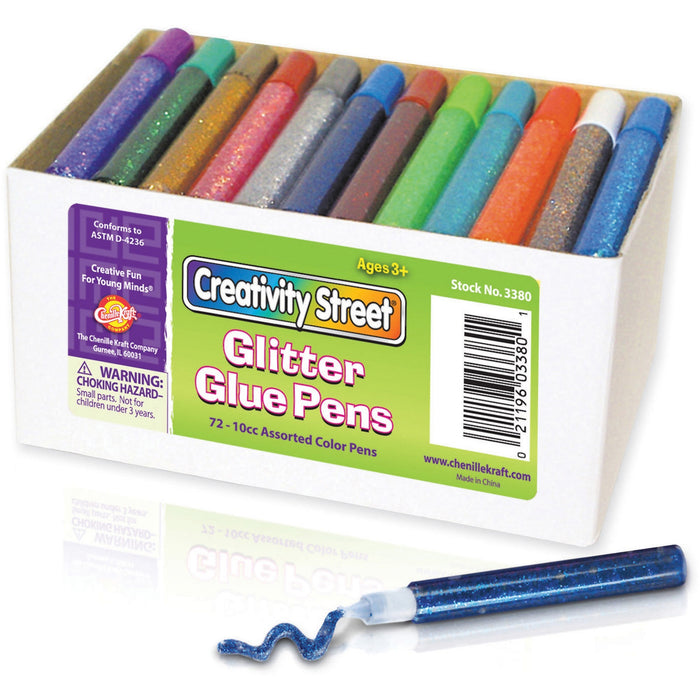 Creativity Street Glitter Glue Pens Classpack - PAC338000