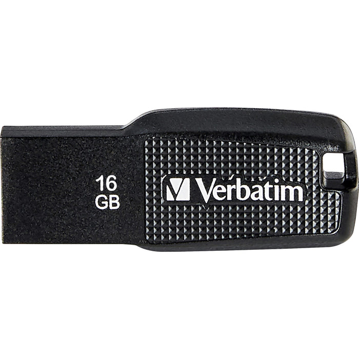 16GB Ergo USB Flash Drive - Black - VER70875