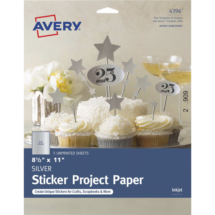 Avery&reg; Permanent Sticker Paper - AVE04396