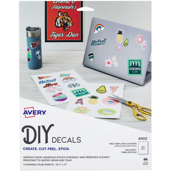 Avery&reg; Surface Safe Printable Decal Stickers - AVE61512