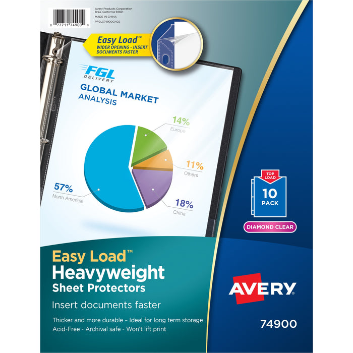 Avery&reg; Sheet Protector - AVE74900