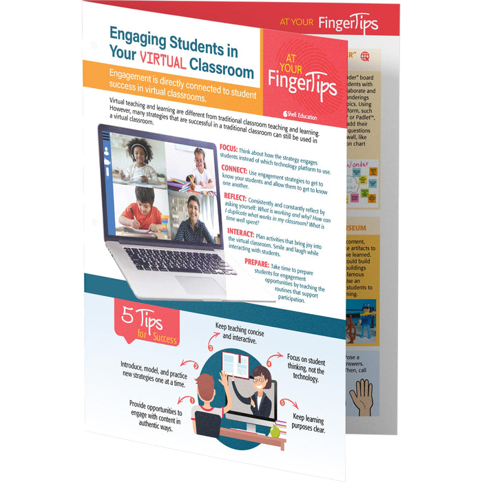 Shell Education Engaging Virtual Classroom Guide Printed Book - SHL126300