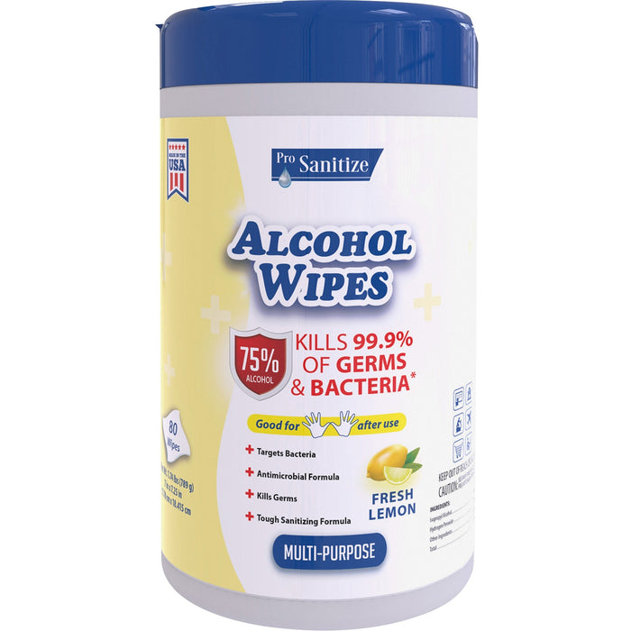 Pro Sanitize Multi-Purpose Alcohol Hand Wipes - PGTPSW11Z801