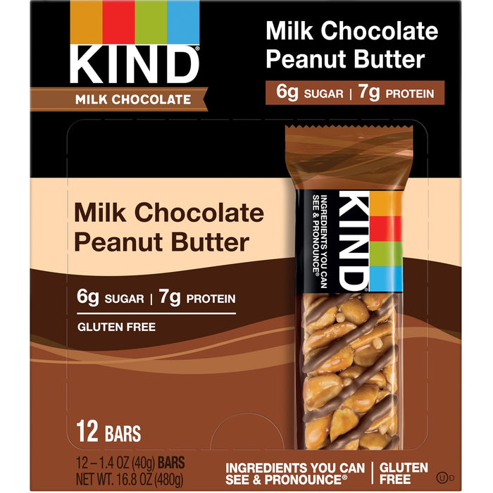 KIND Milk Chocolate Peanut Butter Nut Bars - KND28352