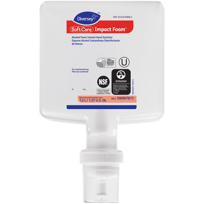 Diversey Soft Care Hand Sanitizer Foam Refill - DVO100907873