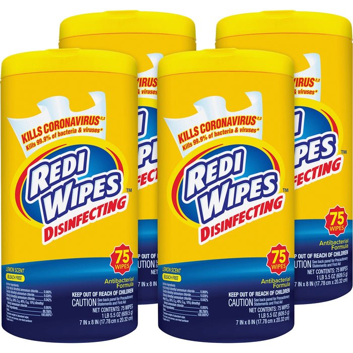 U.S. Nonwovens Disinfecting Redi Wipes - USNREDIW136CT