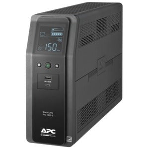 APC by Schneider Electric Back UPS PRO 1500VA Line Interactive Tower UPS - APWBR1500MS2