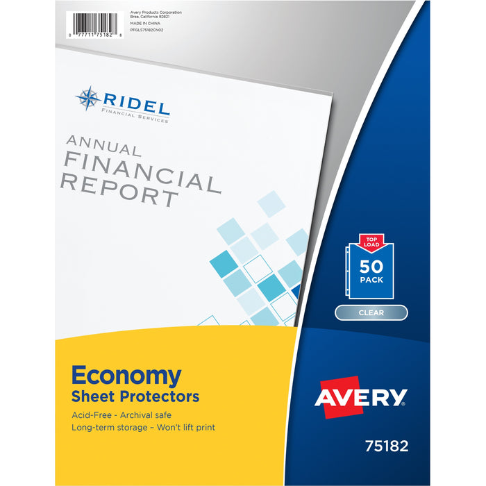 Avery&reg; Economy Clear Sheet Protectors - AVE75182