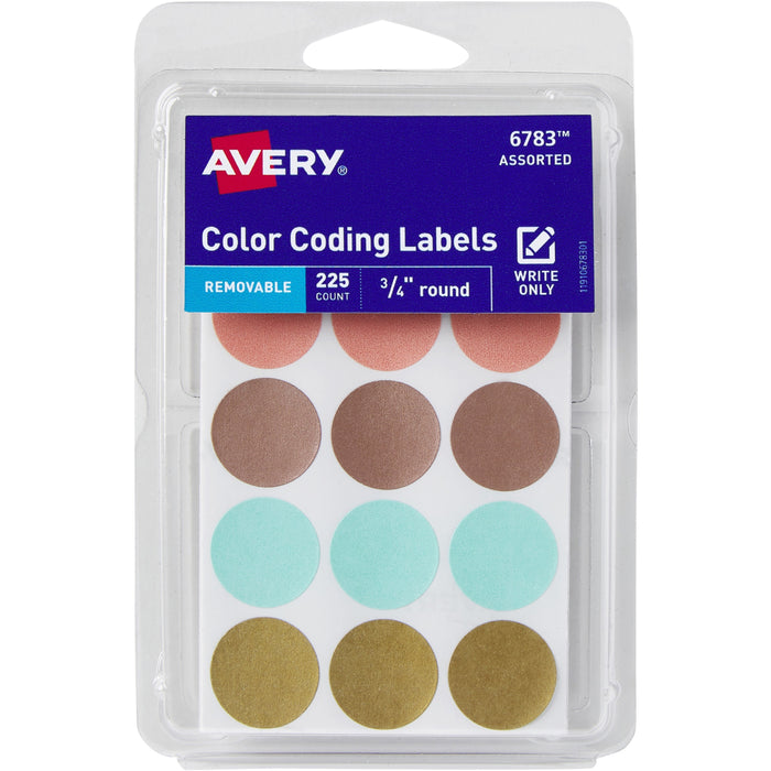 Avery&reg; Round Color Coding Labels - AVE06783