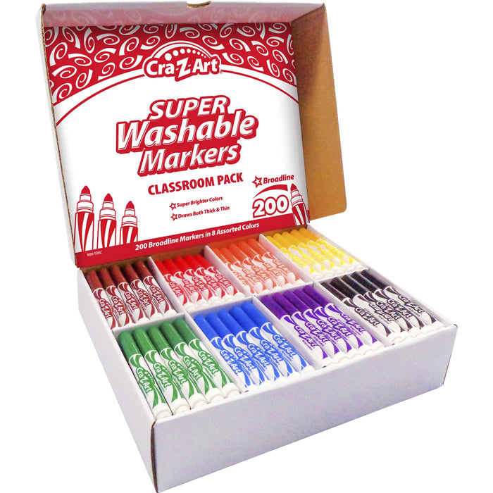 Cra-Z-Art Super Washable Broadline Markers Pack - CZA740081
