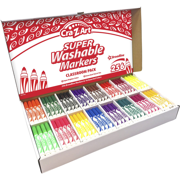 Cra-Z-Art Super Washable Broadline Markers Pack - CZA740091