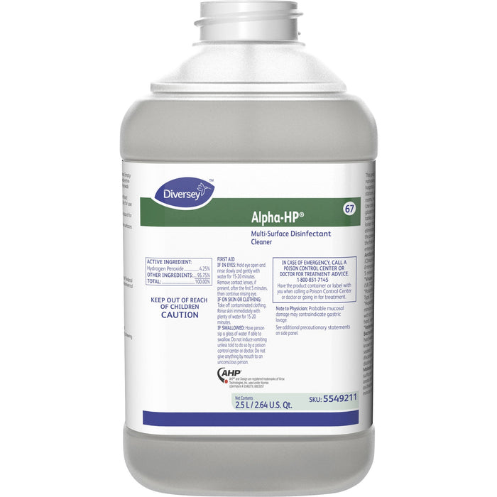 Diversey Alpha-HP Multi Disinfectant Cleaner - DVO5549211