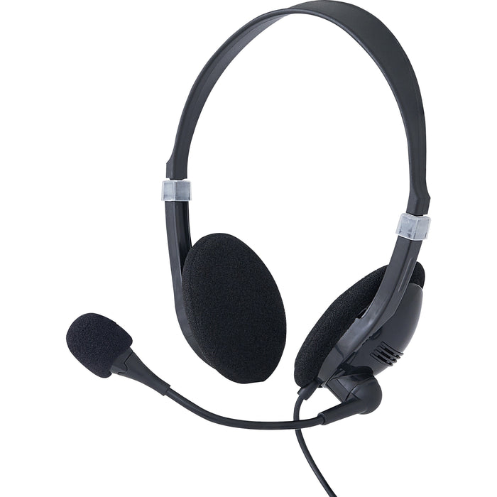 Verbatim Stereo Headset with Microphone and In-Line Remote - VER70723