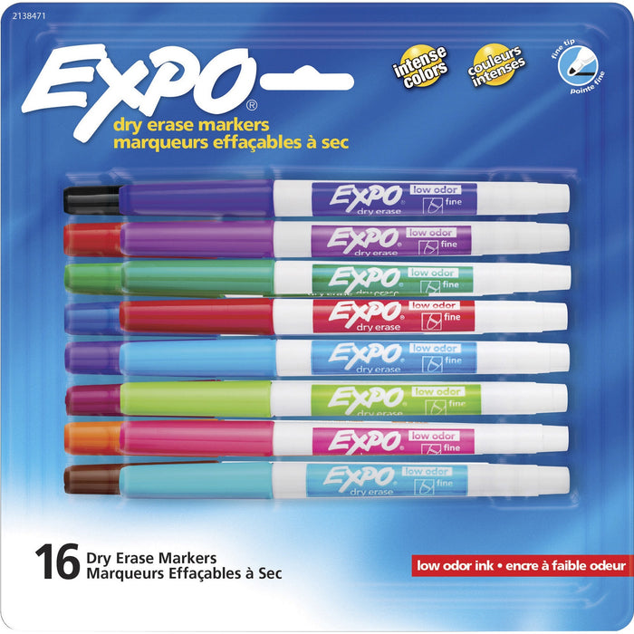 Expo Low-Odor Dry Erase Fine Tip Markers - SAN2138471