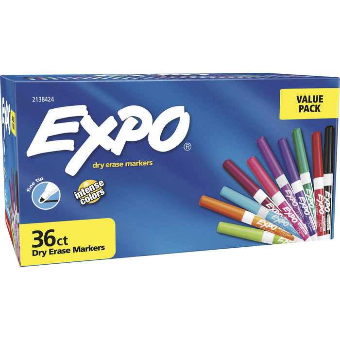 Expo Low-Odor Dry Erase Fine Tip Markers - SAN2138424