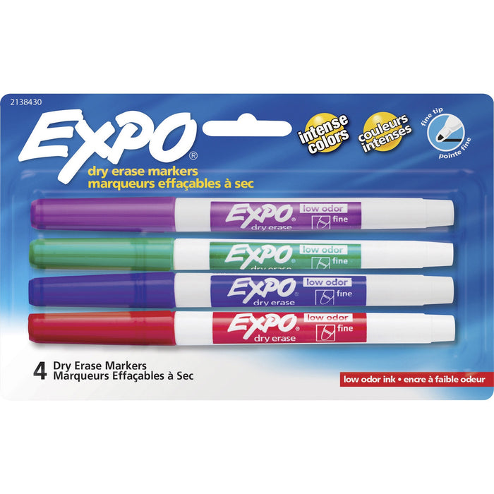 Expo Low-Odor Dry Erase Fine Tip Markers - SAN2138430