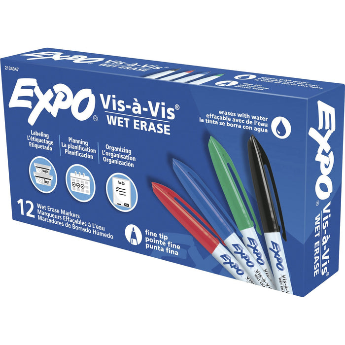 Expo Vis-A-Vis Wet-Erase Markers - SAN2134347