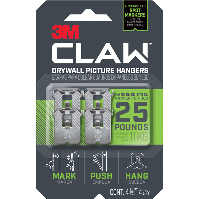 3M CLAW Drywall Picture Hanger - MMM3PH25M4ES