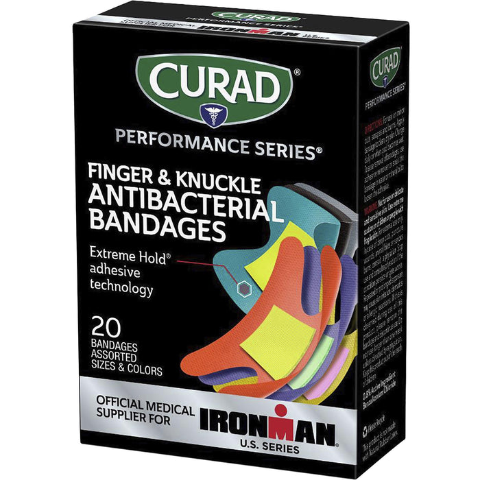 Curad Finger/Knuckle Antibacterial Bandage - MIICURIM5021