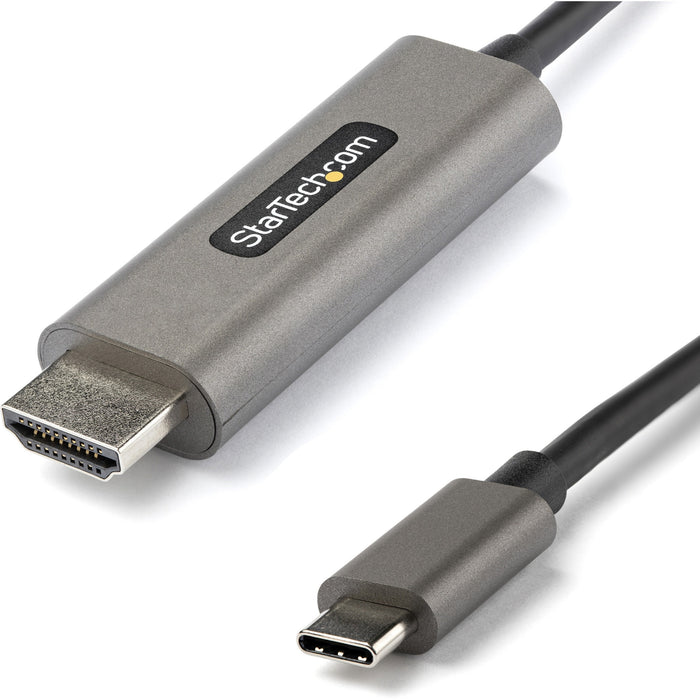StarTech.com 3ft (1m) USB C to HDMI Cable 4K 60Hz with HDR10, Ultra HD USB Type-C to HDMI 2.0b Video Adapter Cable, DP 1.4 Alt Mode HBR3 - STCCDP2HDMM1MH