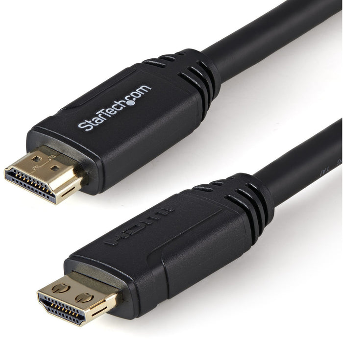 StarTech.com 9.8ft 3m HDMI 2.0 Cable, 4K 60Hz Long Premium Certified High Speed HDMI Cable with Ethernet, Ultra HD HDMI Cable Male to Male - STCHDMM3MLP