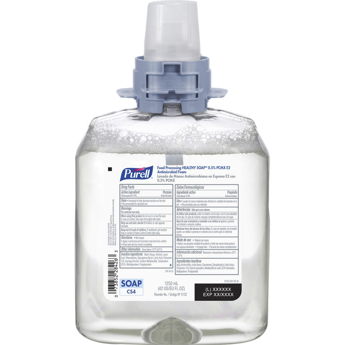 PURELL&reg; CS4 Food Processing HEALTHY SOAP&reg; 0.5% PCMX E2 Antimicrobial Foam Refill - GOJ513204