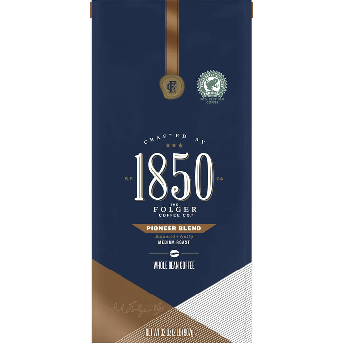 Folgers&reg; Whole Bean 1850 Pioneer Blend Coffee - FOL21521