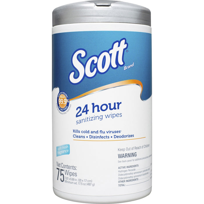 Scott 24 Hour Sanitizing Wipes - KCC53609