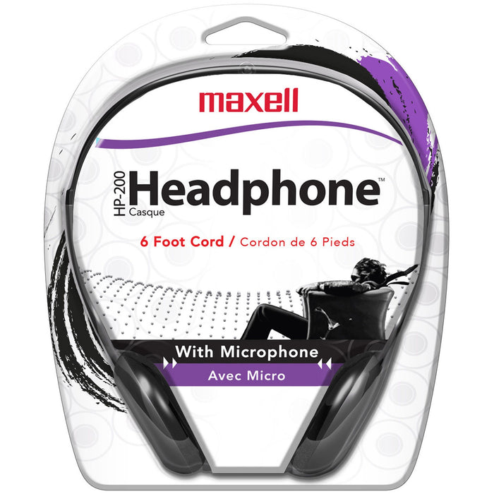 Maxell HP200MIC 199929 Headset - MAX199929