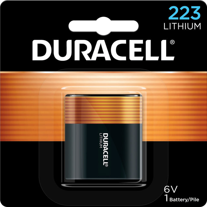 Duracell 6-volt 223 Lithium Camera Battery - DURDL223A