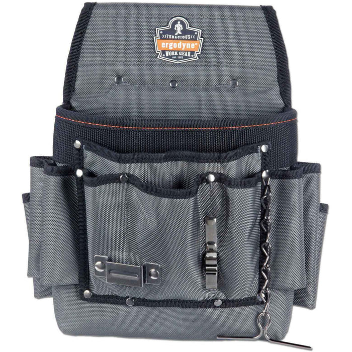 Ergodyne Arsenal 5548 Carrying Case (Pouch) Tools, Fastener, Screwdriver, Hardware, Tape Measure - Gray - EGO13648