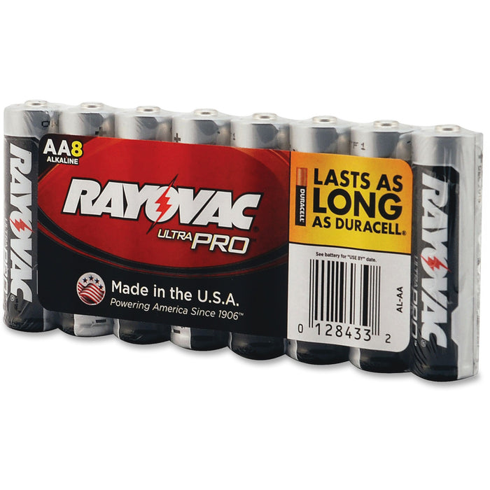 Rayovac Ultra Pro Alkaline AA Battery 8-Packs - RAYALAA8JCT