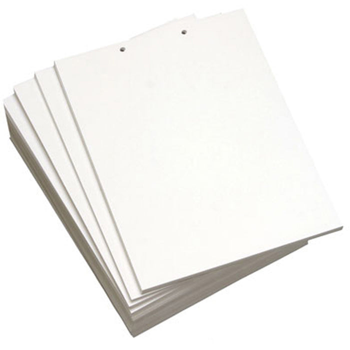Lettermark Punched & Perforated Papers with 2 Hole Punch on Top - White - DMR8827