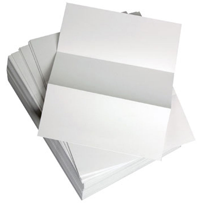 Lettermark Punched & Perforated Papers with Perforations every 3-2/3" - White - DMR8824
