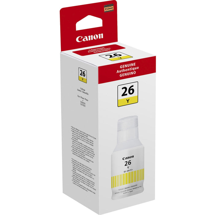 Canon GI-26 Pigment Color Ink Bottle - CNMGI26Y