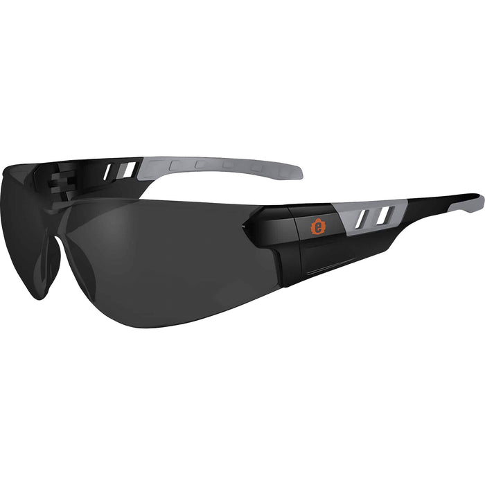 Skullerz SAGA Anti-Fog Smoke Lens Matte Frameless Safety Glasses / Sunglasses - EGO59133