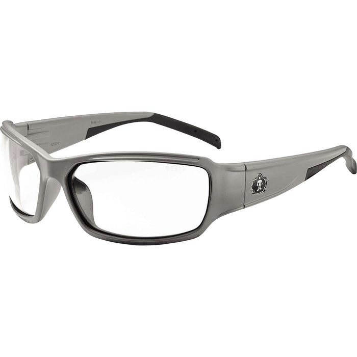 Skullerz THOR Anti-Fog Clear Lens Matte Gray Safety Glasses - EGO51103