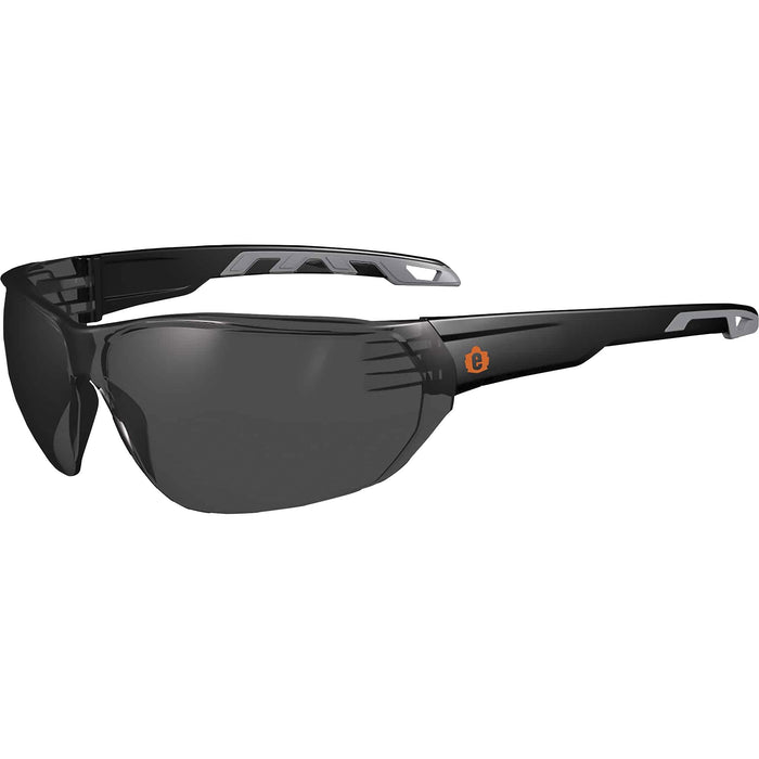 Skullerz VALI Anti-Fog Smoke Lens Matte Frameless Safety Glasses / Sunglasses - EGO59233