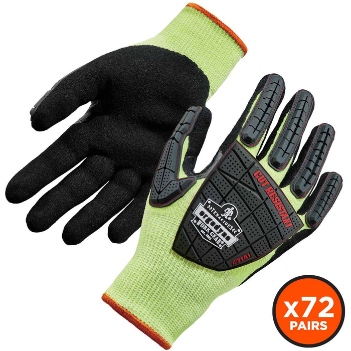 Ergodyne ProFlex 7141 Nitrile-Coated DIR Level 4 Cut-Resistant Gloves - EGO17833