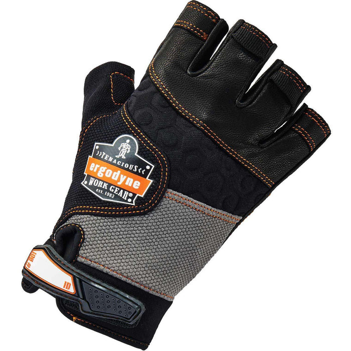 Ergodyne ProFlex 901 Half-Finger Leather Impact Gloves - EGO17782