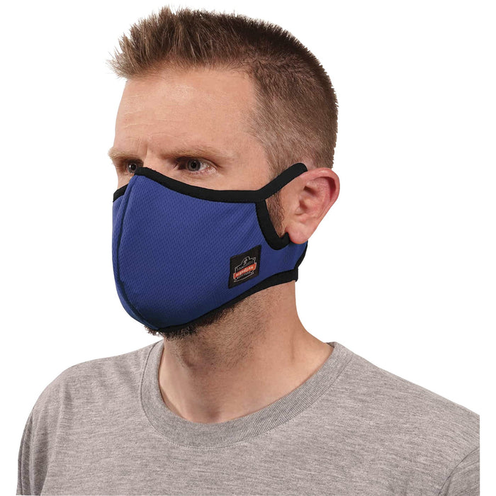 Skullerz 8802F(x) L/XL Blue Contoured Face Mask with Filter - EGO48842