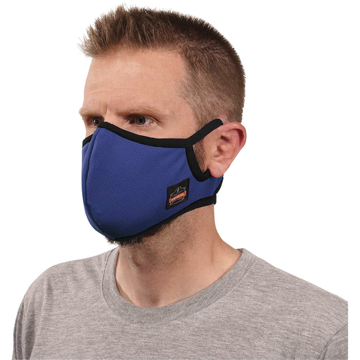 Skullerz 8802F(x) S/M Blue Contoured Face Mask with Filter - EGO48841
