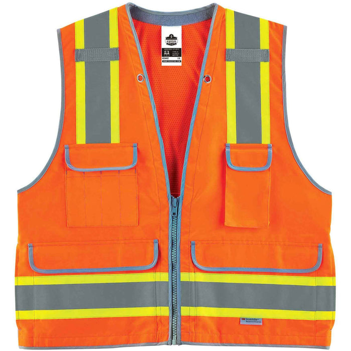 GloWear 8254HDZ Type R Class 2 Heavy-Duty Surveyors Vest - EGO21455