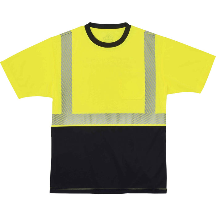 GloWear 8280BK Type R Class 2 Front Performance T-Shirt - EGO22538